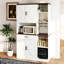 Buffet 71 "avec garde-manger et armoire de cuisine 71 po