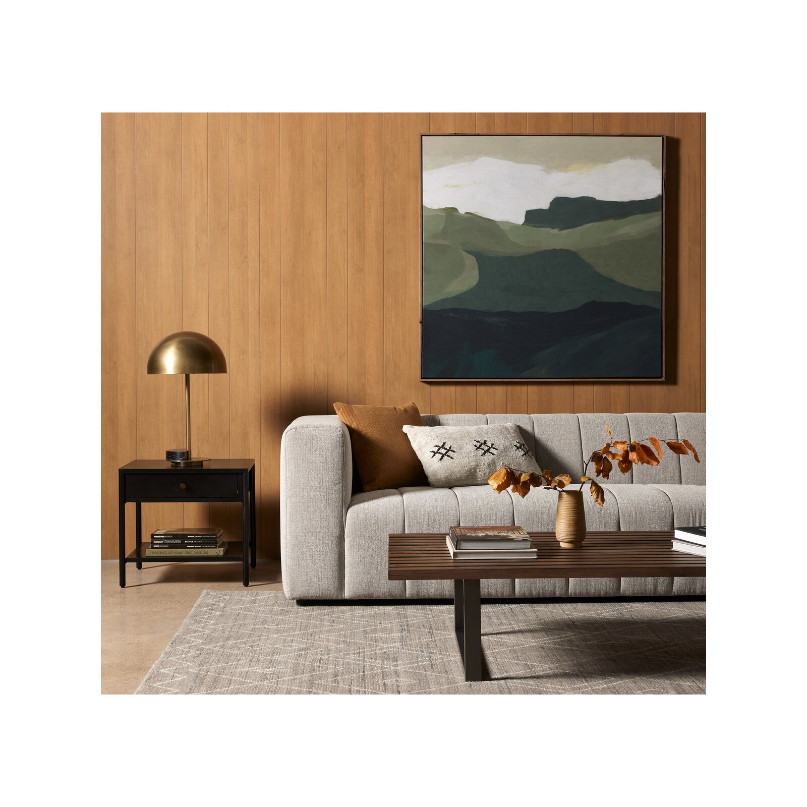 Bowry 89'' Upholstered Sofa, Napa Sandstone