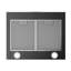 Hotte de cuisine murale 24 pouces noire avec 3 vitesses d'extraction-126427227