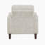 Chaise de salon en chenille texturée et moderne de 32 po avec sièges à ressorts ensachés et accoudoirs inclinés Mirelle-973681952
