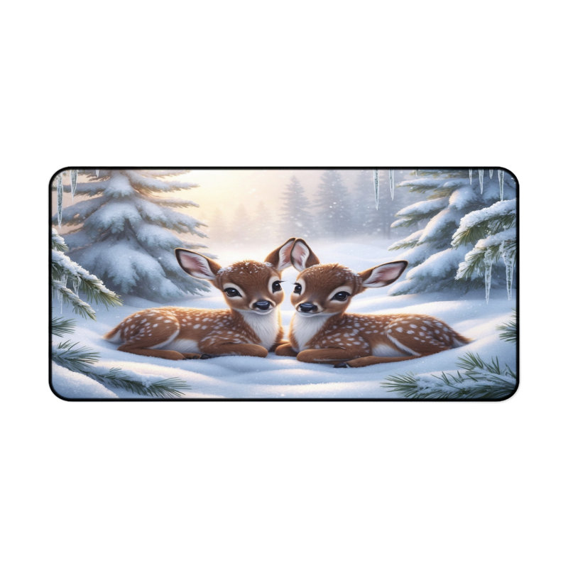Polyester Desk Pad, 14.4x12.1