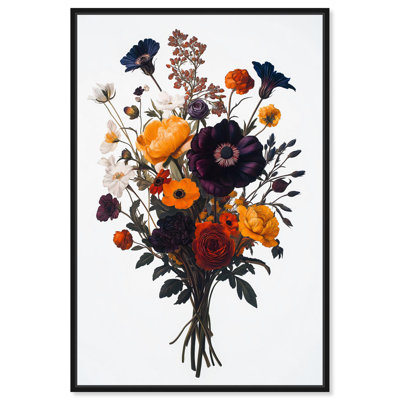 Regal Rose Riot II, reproduction d'art sur toile colorée par 