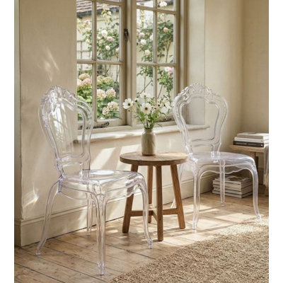 Chaise d'appoint empilable H 18 po Anjel