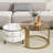 27.5'' & 19.6'' Stackable Coffee Table With 2 Drawers
