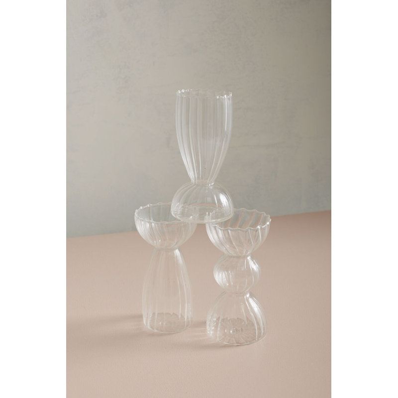 Amaya 5.75'' Handmade Glass Table Vase