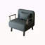 Fauteuil-lit convertible de 31,5 po, canapé-lit à trois volets avec dossier et coussin réglables, canapé-lit de loisirs avec structure en acier robuste pour la maison et le bureau, fauteuil-lit confortable-1204321965-1192146803