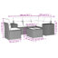 Grand canapé modulaire en rotin PE Vidaxl