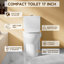 Toilette compacte 17,5 po ADA