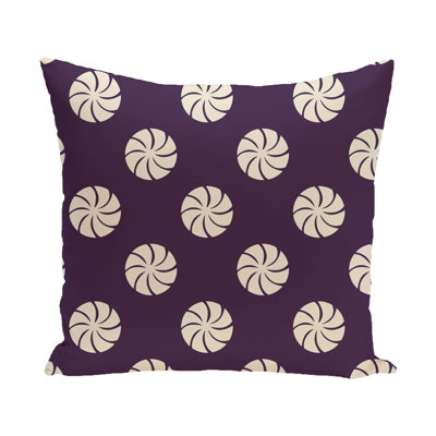 Whirl Of The Season Reversible Throw Pillow