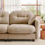 Canapé-lit modulaire ergonomique en chenille avec accoudoirs élégants avec base en bois et 1 repose-pieds-151446963