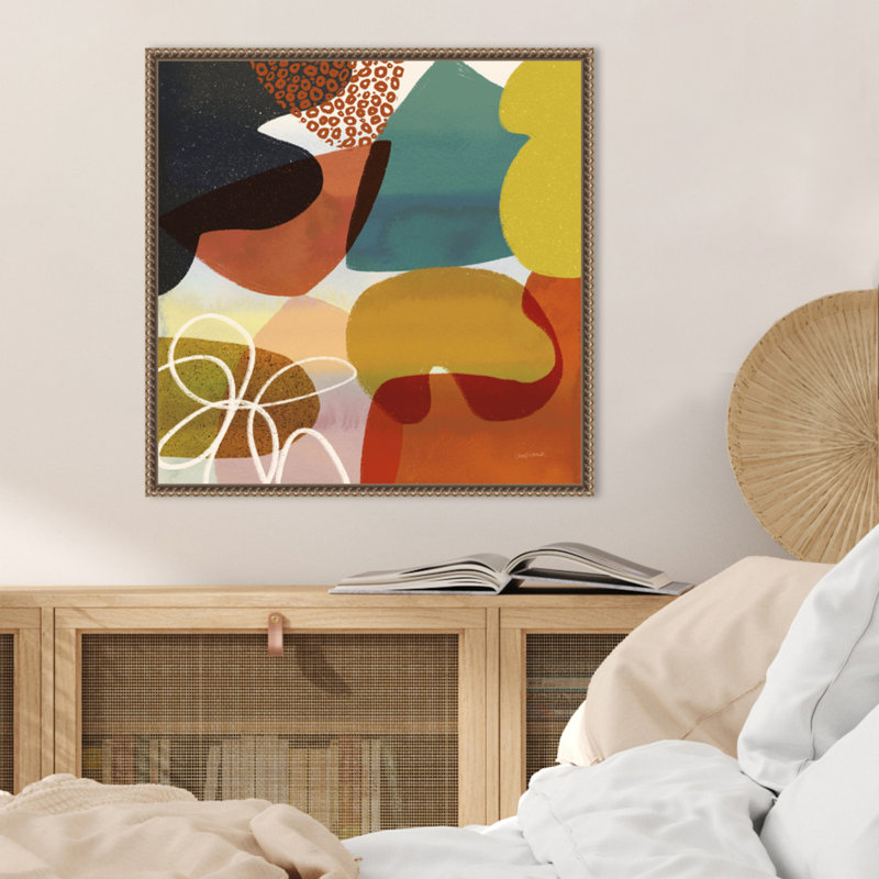 "Variété VI" par Cheryl Warrick, reproduction d'art sur toile encadrée, H 22 po x l 22 po