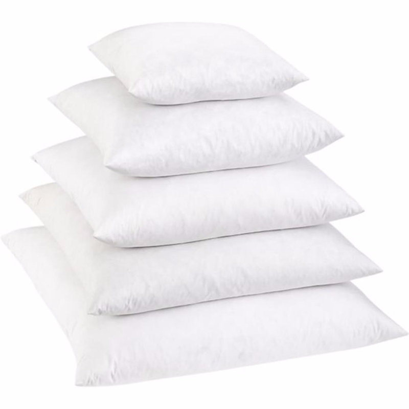 Reade White Square Cushion, 45cm H x 45cm W