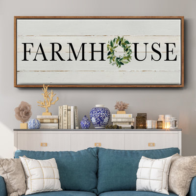 Ferme - toile encadrée