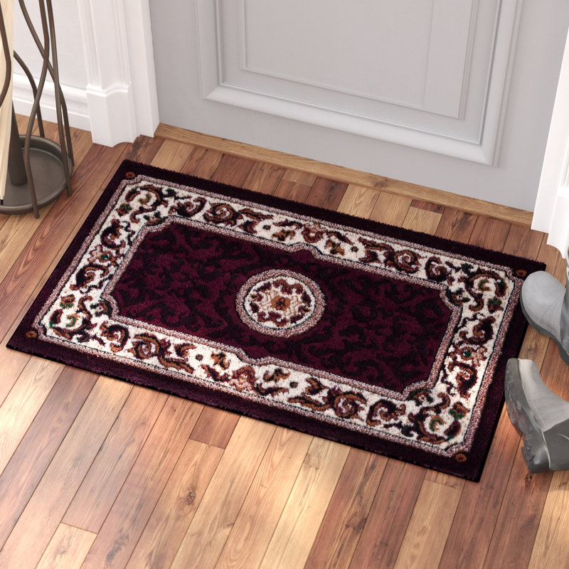 Andrews Indoor Doormat, Burgundy