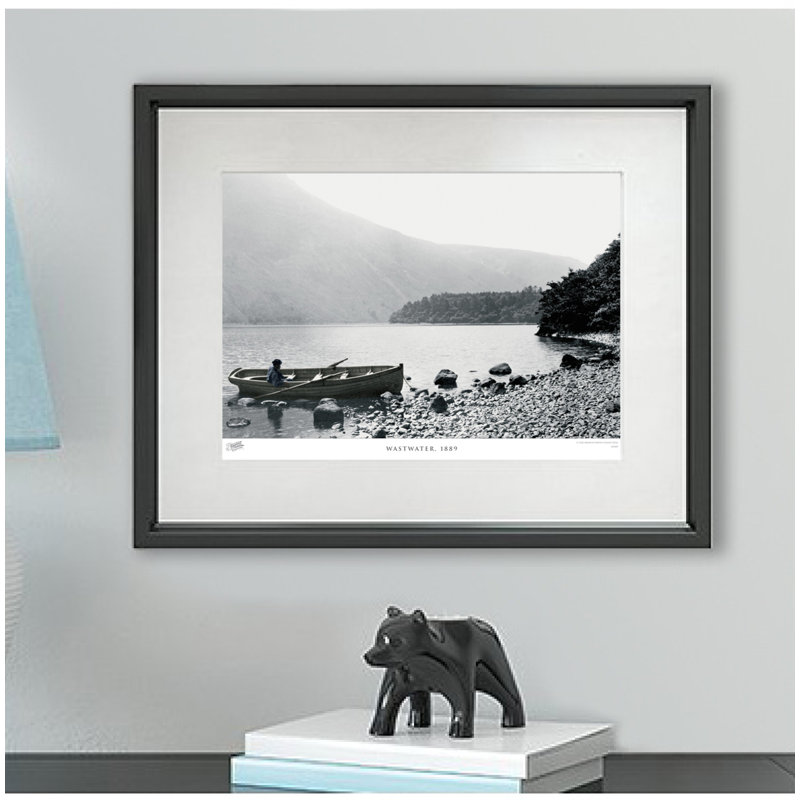 Wastwater, 1889 - Single Picture Frame Print, 40cm H x 50cm W x 2.3cm D