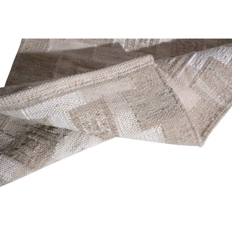 Wool Geometric Area Rug, Rectangle 10' x 14'