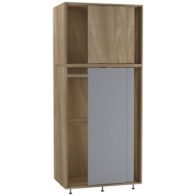 4 Door Solid Wood Wardrobe