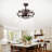Sells Modern Enclosed Ceiling Fan Indoor With Remote Control And Bladeless Rust Red Industrial Ceiling Fan Light Kit