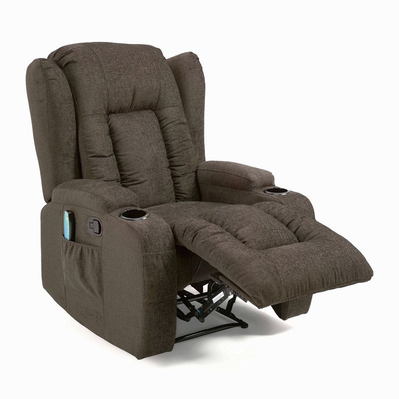 Fauteuil inclinable de massage, Brun