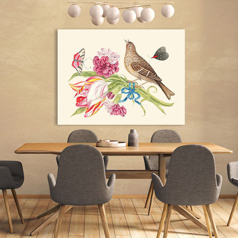 Bouquet Of Carnations And Tulips by Anonymous - Wrapped Canvas Art Prints, 60cm H x 80cm W x 4cm D