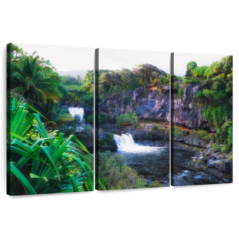 Rorry Seven Sacred Pools Hana, 42" H x 65" W