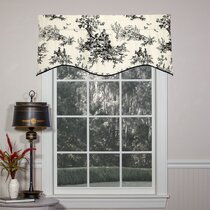 Botanical Toile Insulated Double-Lined Valance, 42W x 14L