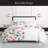 kate spade new york Bold Blossoms Full/Queen Comforter Set, 300 Thread Count Cotton Reversible Cover, All Season 3 Piece Bedding, Machine Washable, Floral Multicolor -119812795-109424216