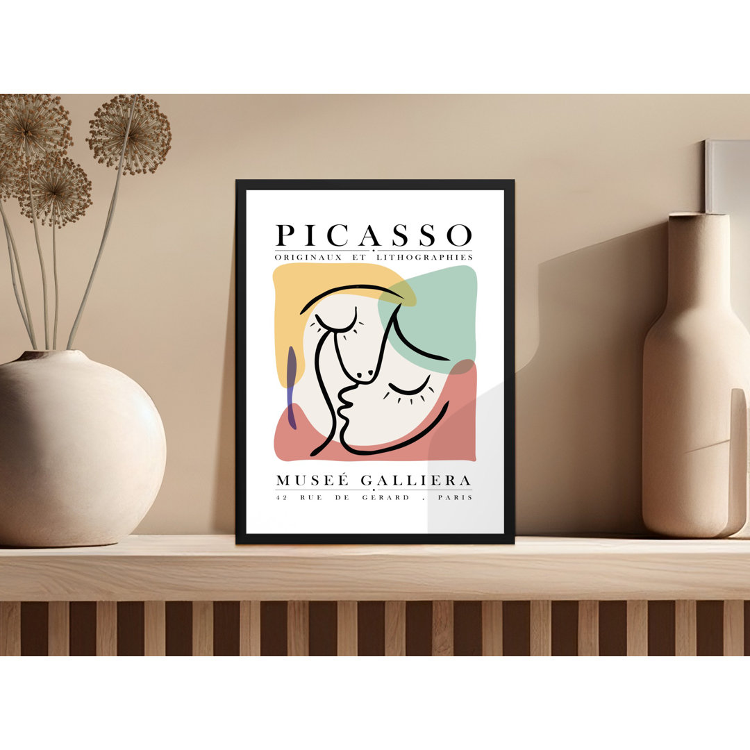 Picasso Originaux Et Lithographies Paris Framed Poster