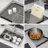 33" Drop-In Kitchen Sink With Pull-Out Faucet And Soap Dispenser - 33 X 22 X 10 Inch Single Bowl 16 Gauge Stainless Steel Topmount Kitchen Sink Basin