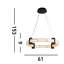 Dannolfo 1 - Light Black LED Pendant