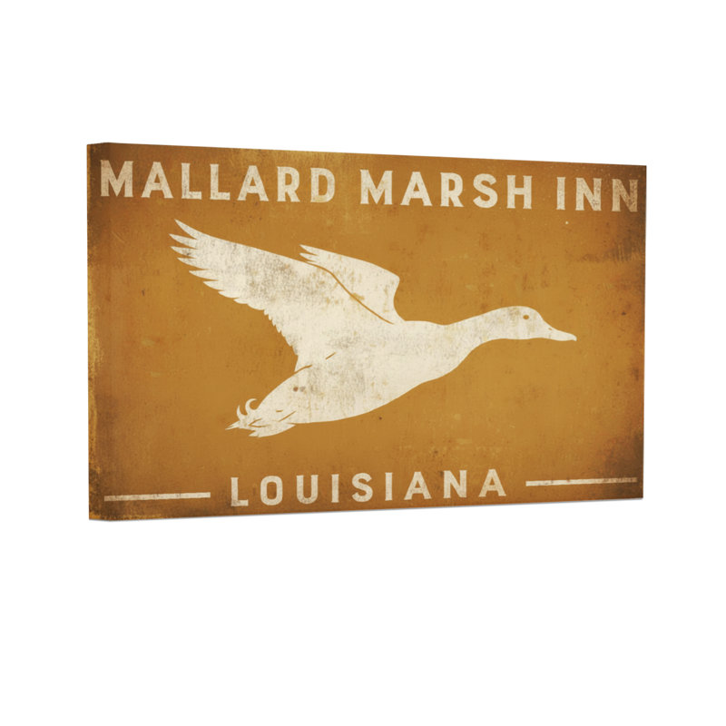 Animaux, canard colvert, silhouette de Louisiane, H 12 po x l 18 po
