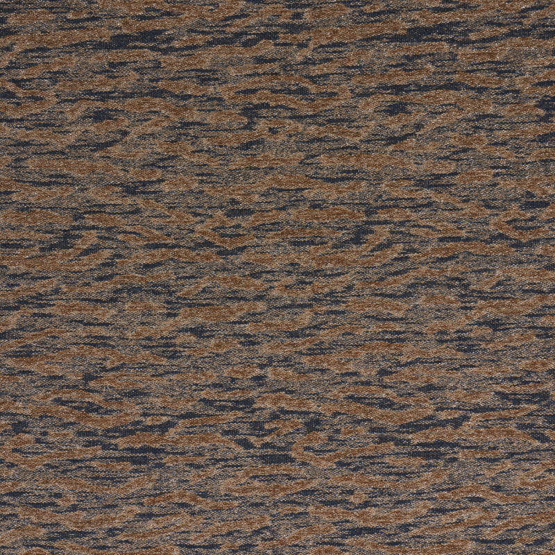 Tissu Schumacher x Patterson Flynn Altamira, Marine / Brun