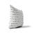 Dot Row Ivory Charcoal Throw Pillow-107807671