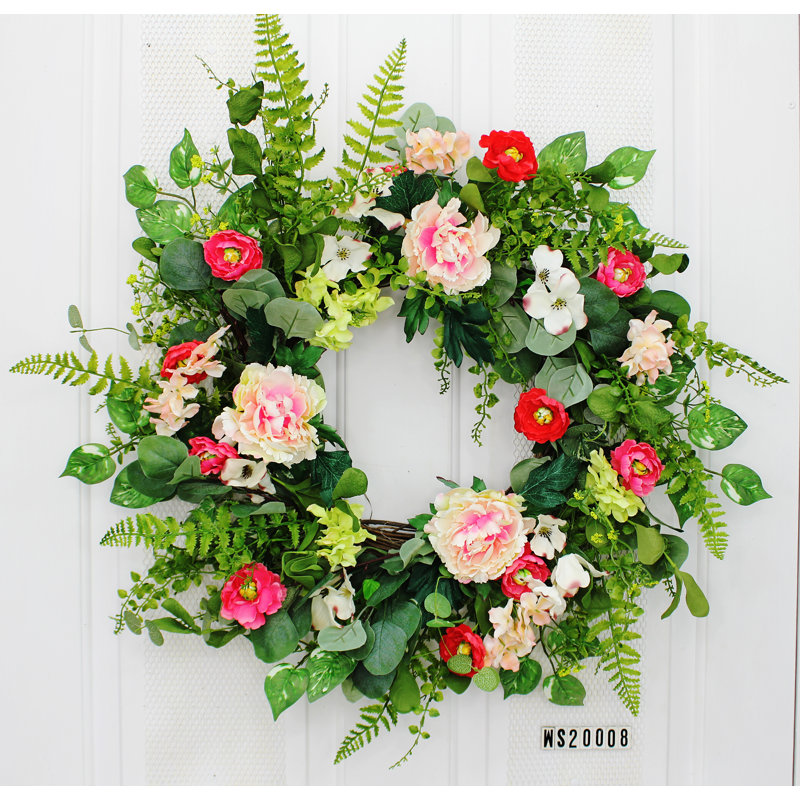 Faux Mixed Assortment Foam 24'' Wreath