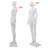 vidaXL Full Body Female Mannequin with Glass Base 68.9"-727332776