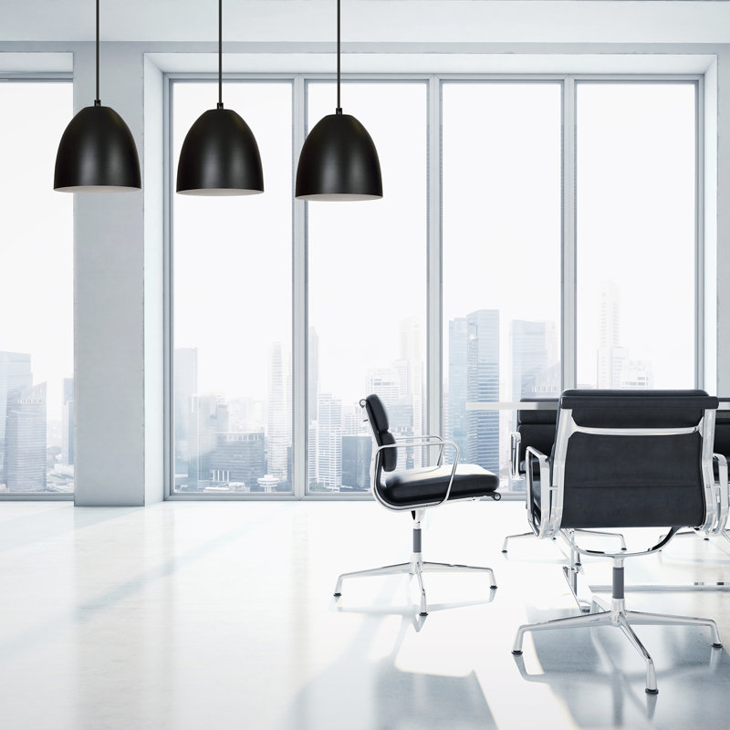 Murphy 3 - Light Pendant, Black/White