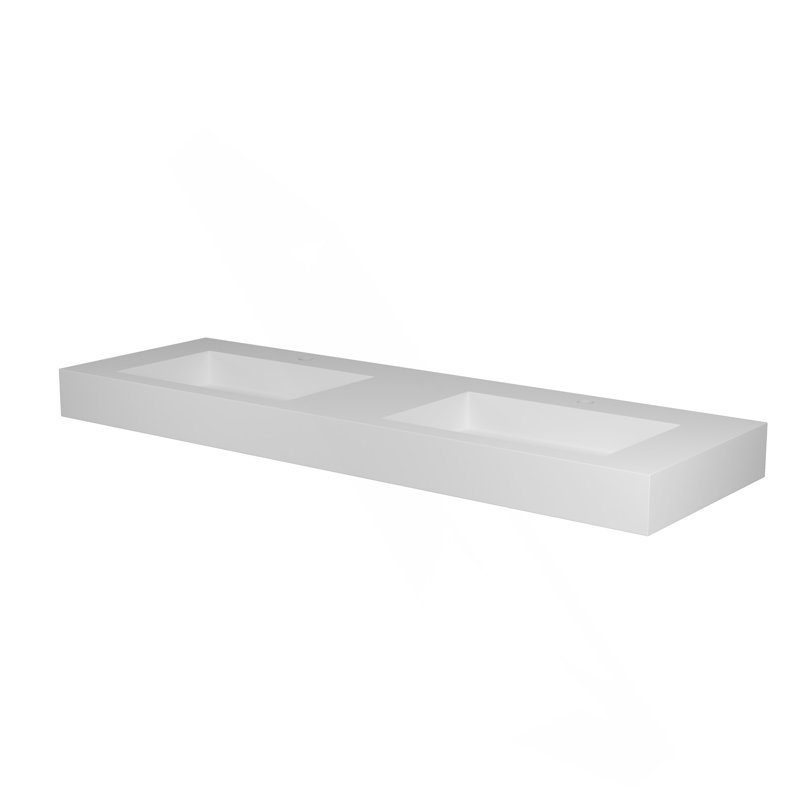 Lavabo à surface solide 59 po