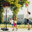 Cerceau de basketball portatif réglable avec construction robuste pour une utilisation polyvalente