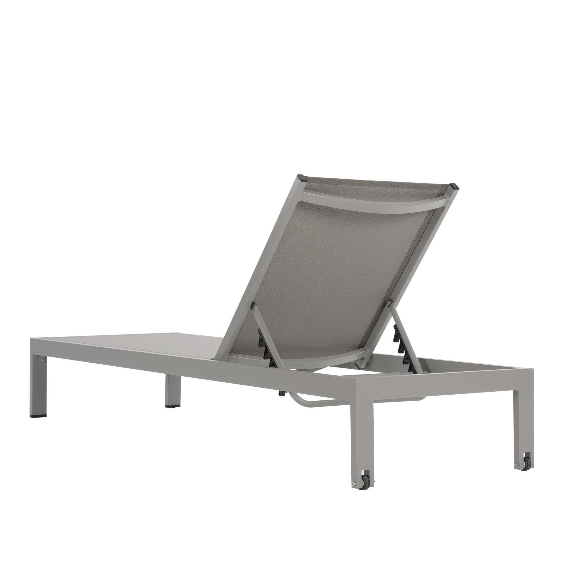 Mays Outdoor Aluminum Chaise Lounge