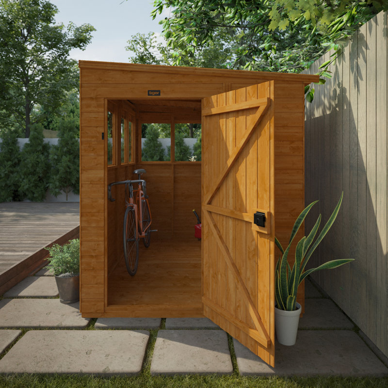 8x6w TigerFlex® Sunlit Pent Shed