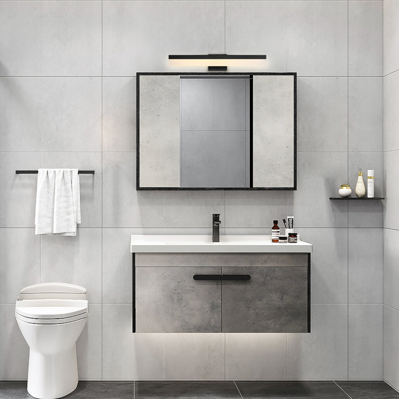 Edvard 24" Light Dimmable Linear LED Vanity Light 1350 lumen, Matte Black