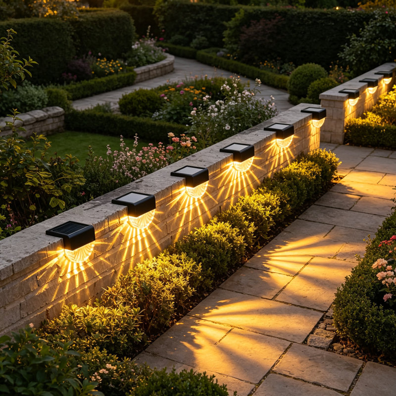Natural Solar Powered Deck Light