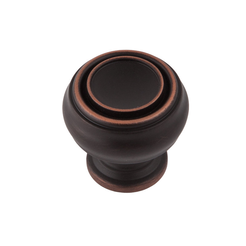 Grayson 1 1/4" Satin Copper Orbit Knob, Satin Copper, 1 1/4"