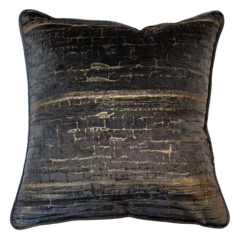 Massucci Feather Abstract Square Throw Cushion