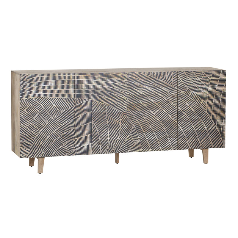 4 Door Media Credenza_Sideboard