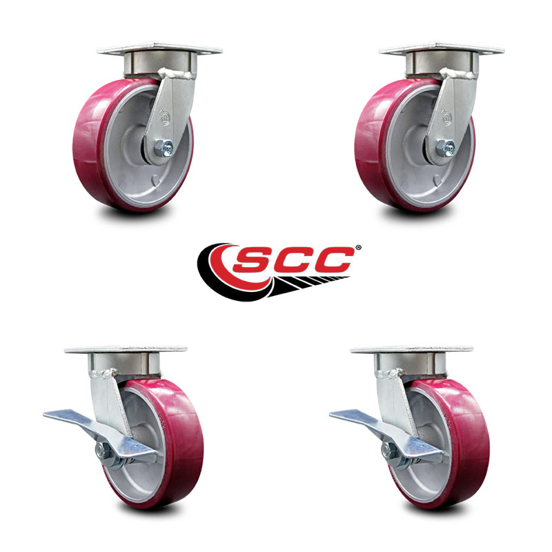 Roulettes pivotantes Kingpinless