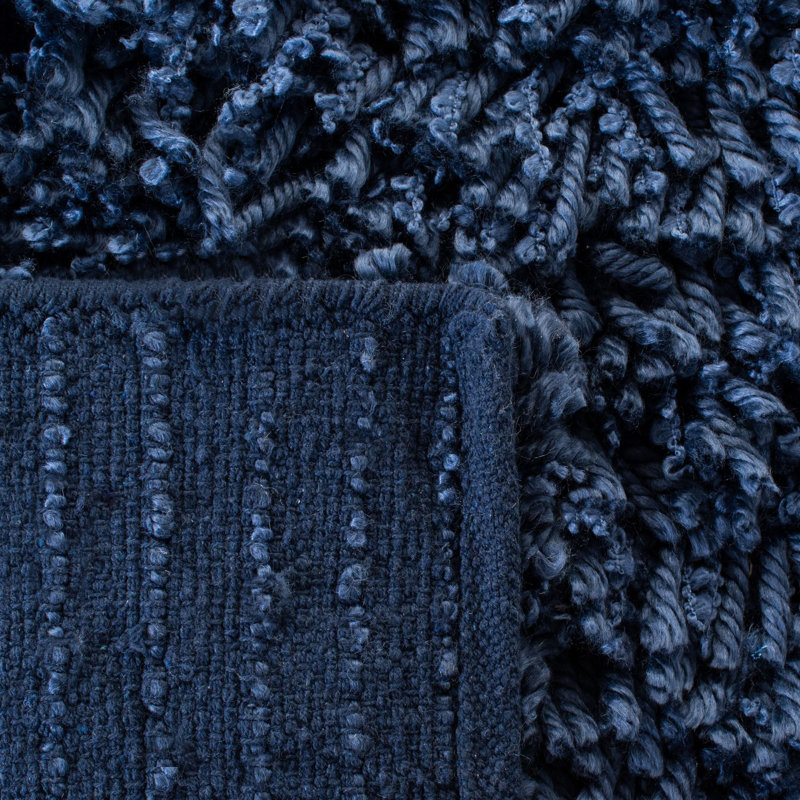 Tapis à poils longs tissé à la main Kiera, Tapis de couloir 2 pi 3 po x 8 pi