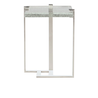 Mott Glass Top Frame End Table