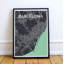 Barcelona City Map - No Frame Print-1406909569