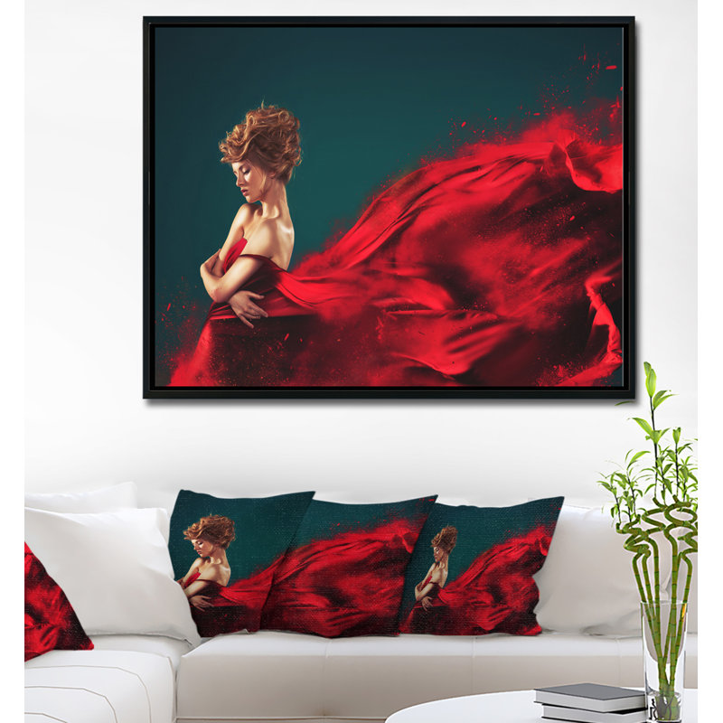 «Woman», photographie encadrée sur toile, H 30 po x l 40 po x P 1,5 po
